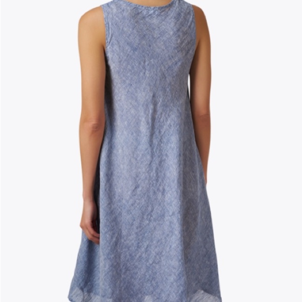 CP Shades linen Bree dress over dye chambray medium like new - Picture 3 of 8